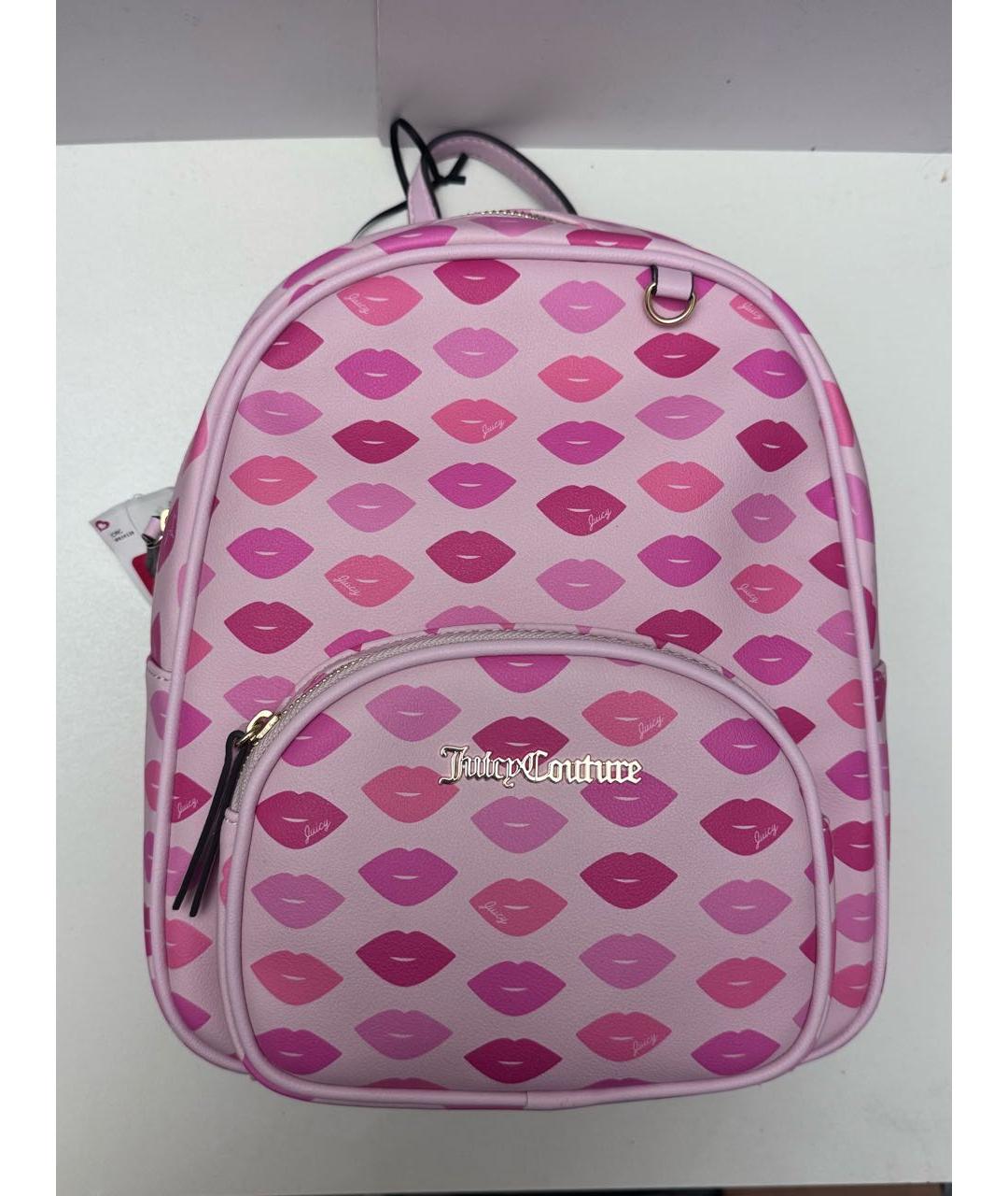 JUICY COUTURE Розовый рюкзак, фото 4