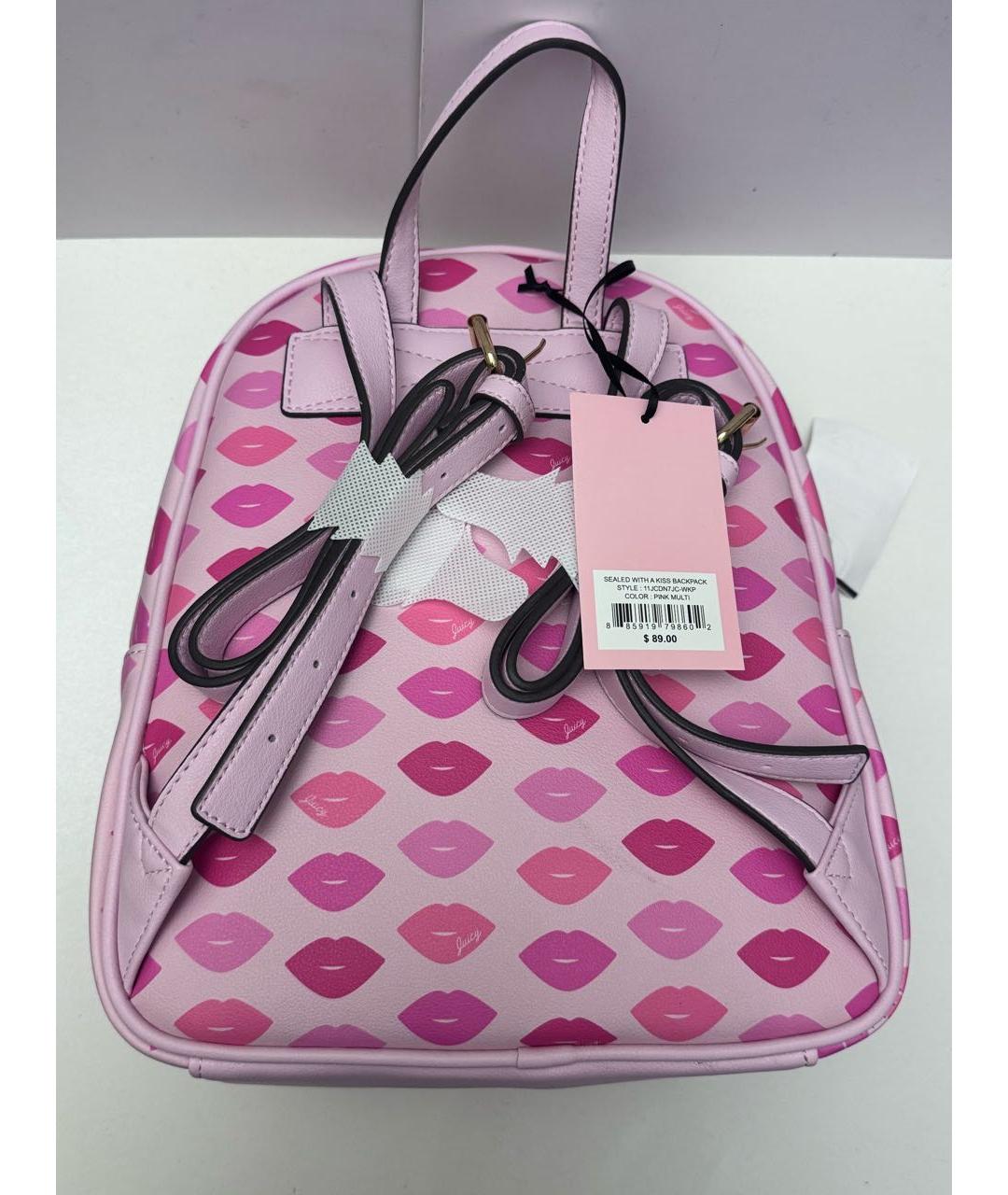 JUICY COUTURE Розовый рюкзак, фото 2