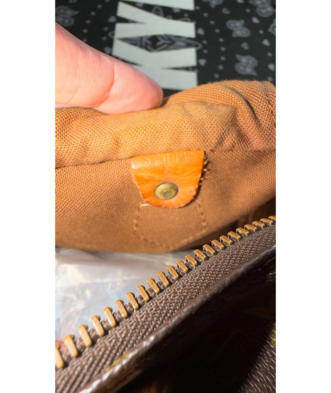 LOUIS VUITTON Коричневая сумка с короткими ручками, фото 4
