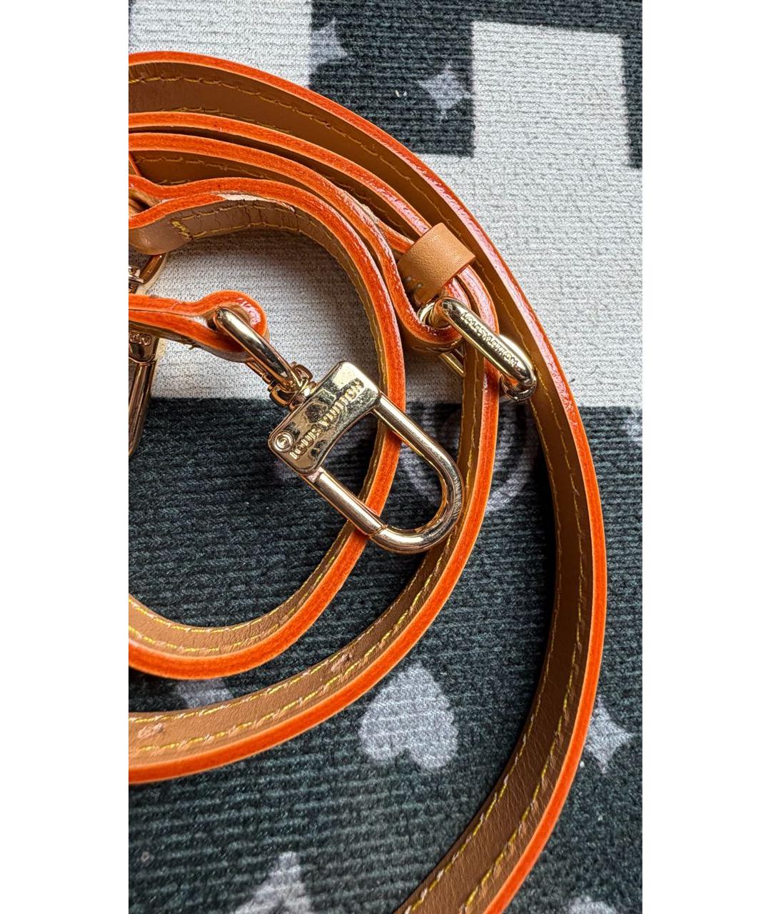 LOUIS VUITTON Коричневая сумка с короткими ручками, фото 5