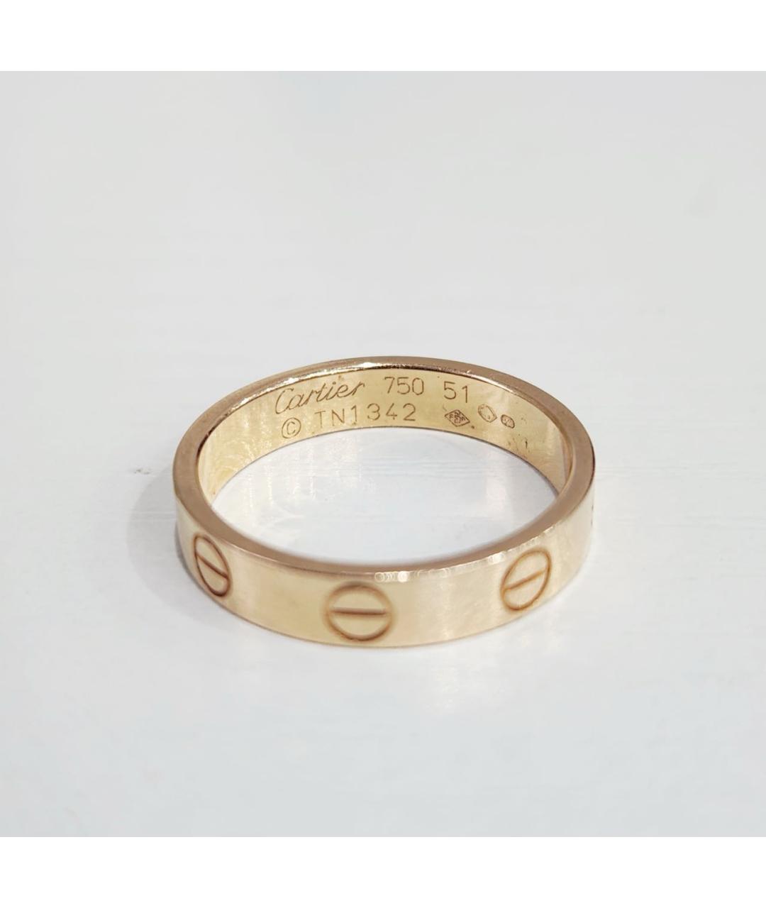 CARTIER Золотое кольцо из розового золота, фото 4