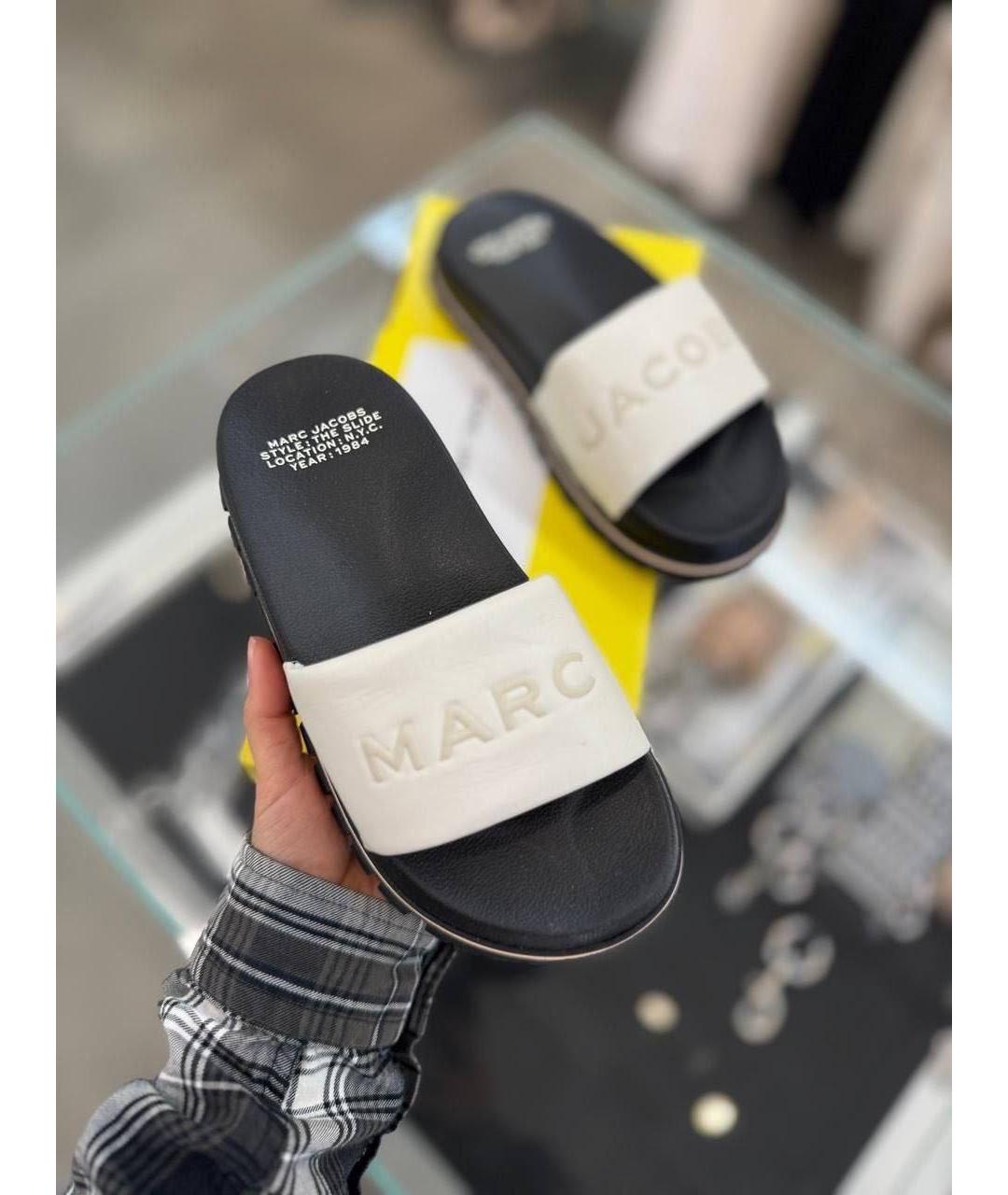 MARC JACOBS Белые шлепанцы, фото 3