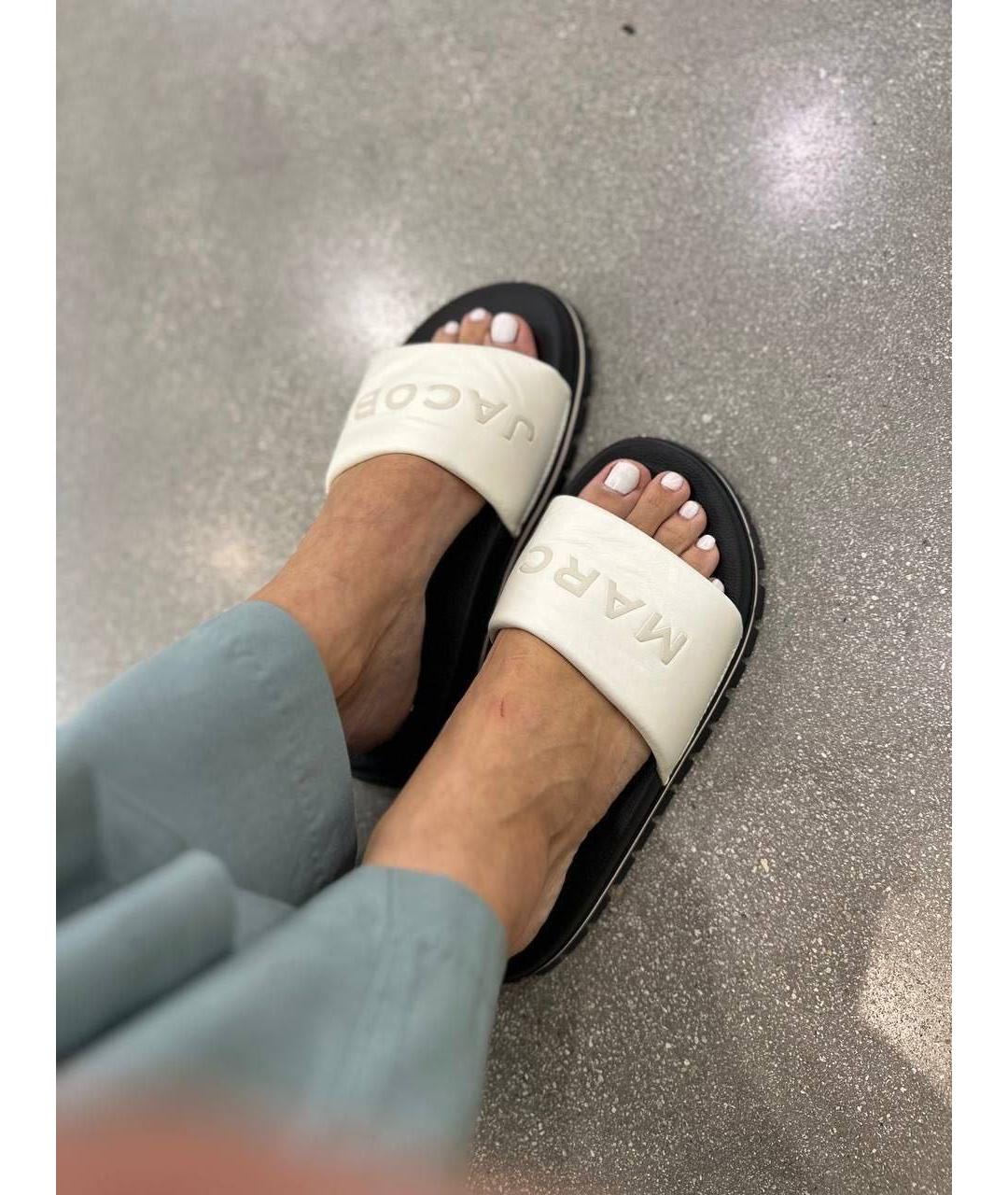 MARC JACOBS Белые шлепанцы, фото 4