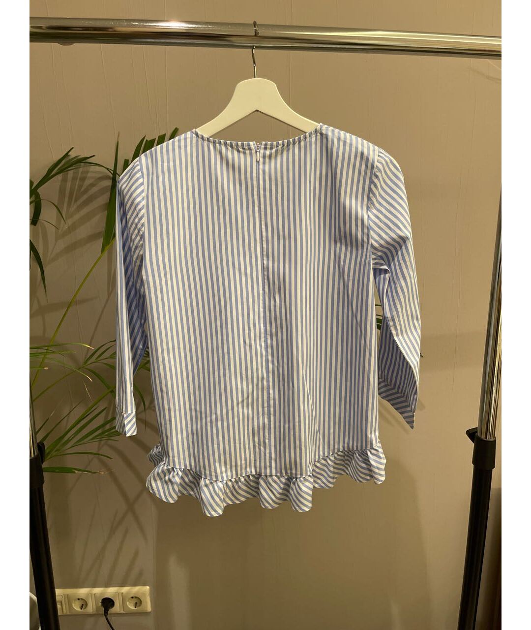 LIU JO Голубая хлопковая рубашка/блузка, фото 2