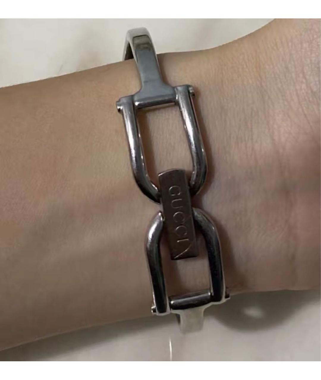 GUCCI Серебряные часы, фото 6