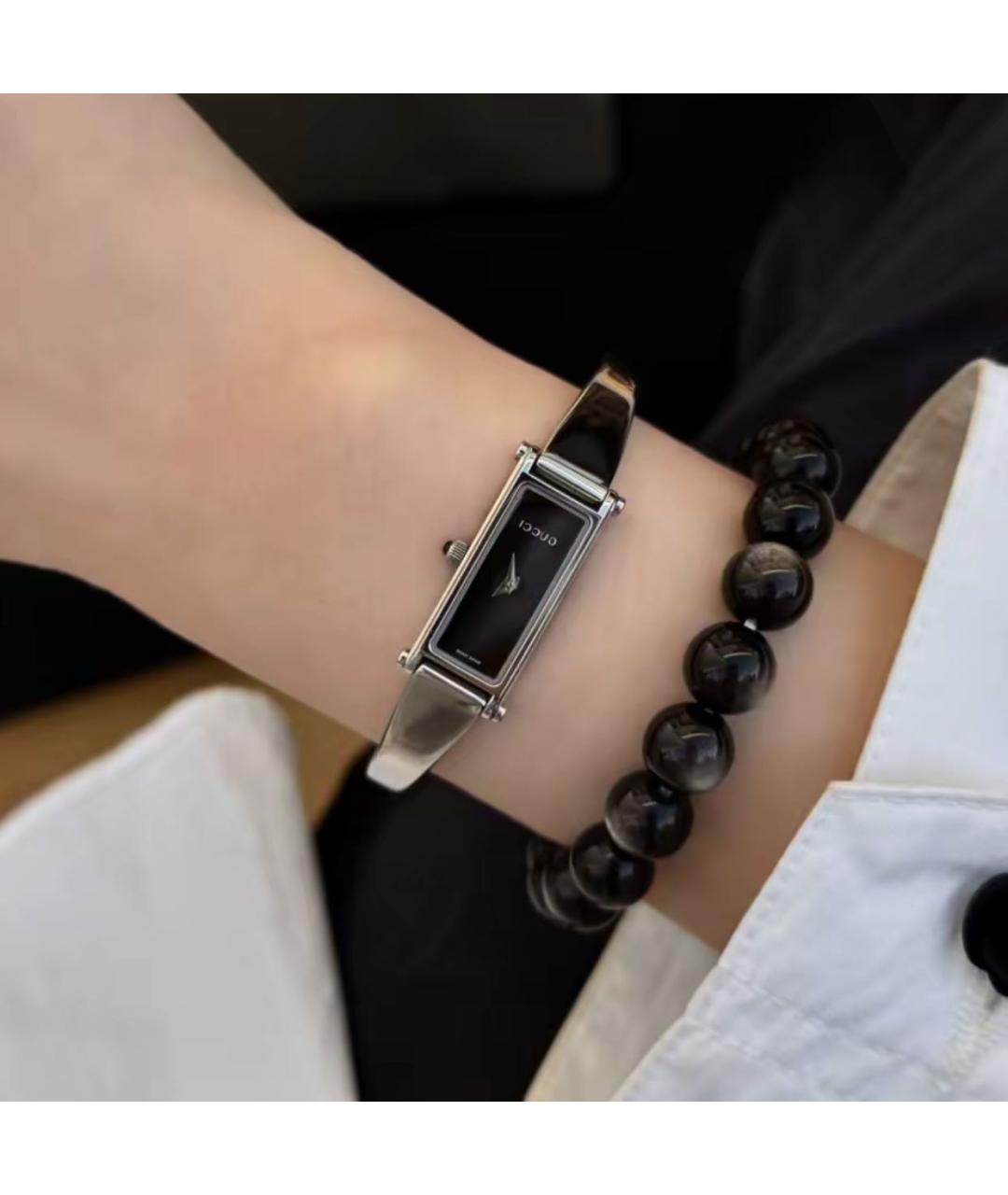GUCCI Серебряные часы, фото 4