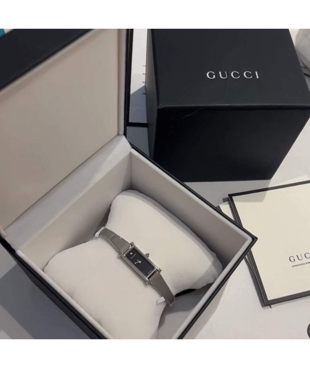 GUCCI Серебряные часы, фото 7