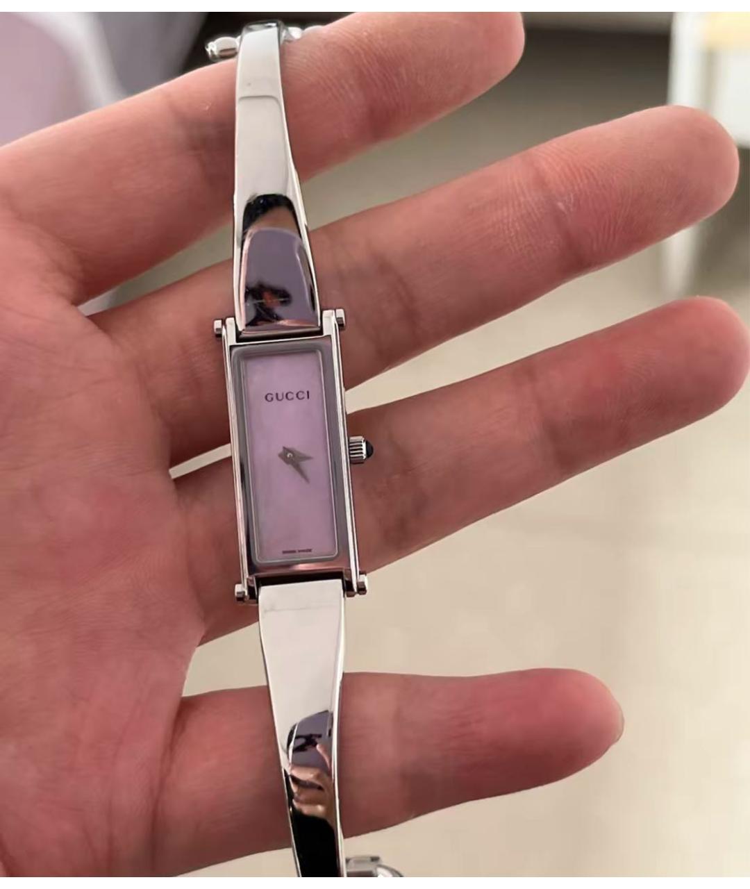 GUCCI Серебряные часы, фото 5