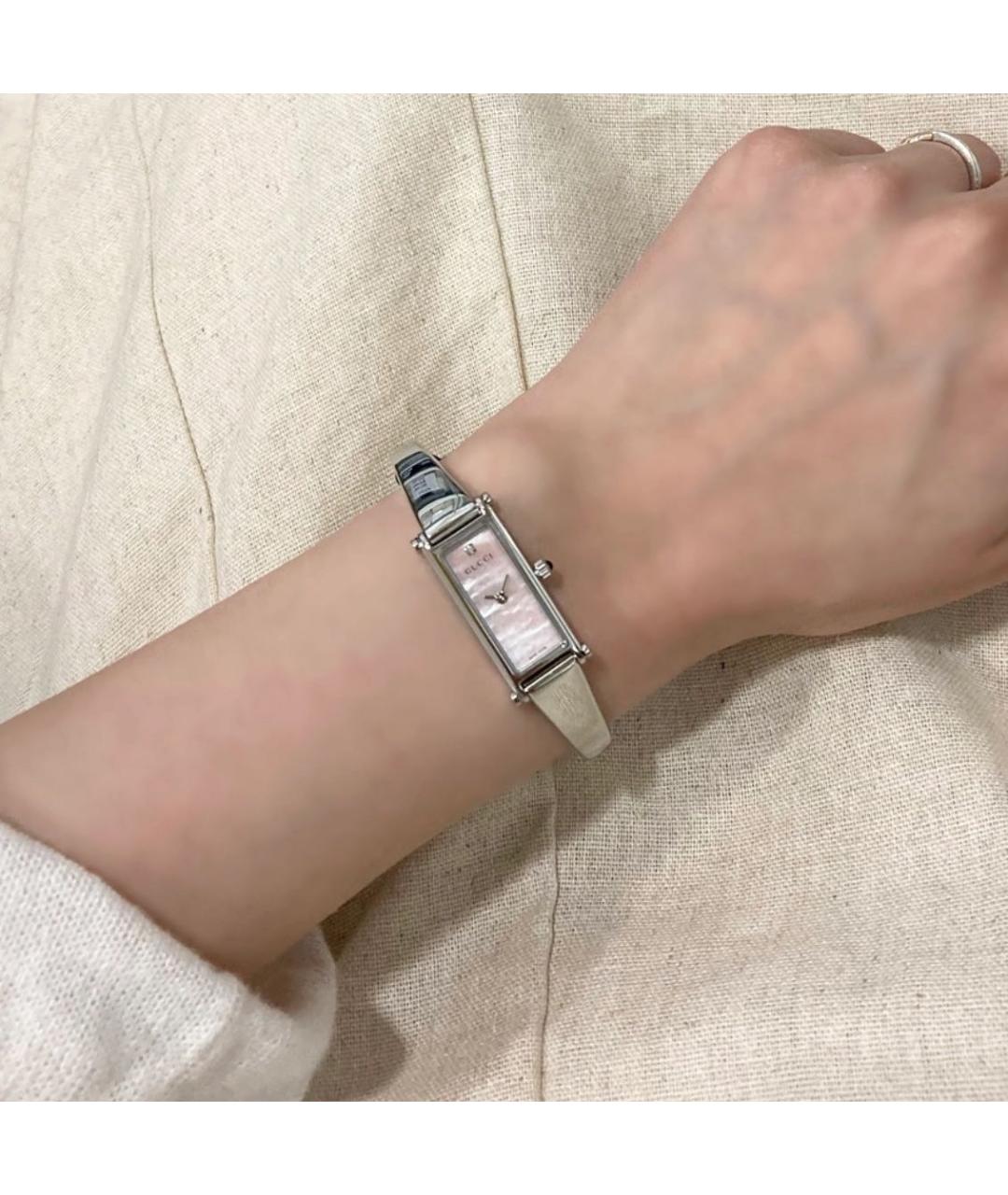 GUCCI Серебряные часы, фото 6