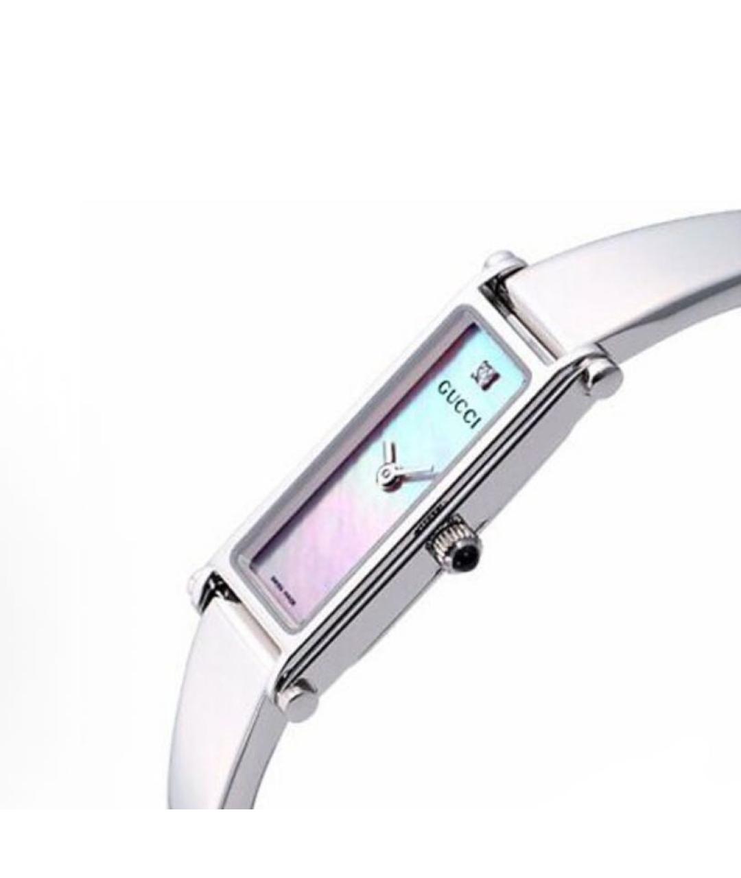 GUCCI Серебряные часы, фото 2