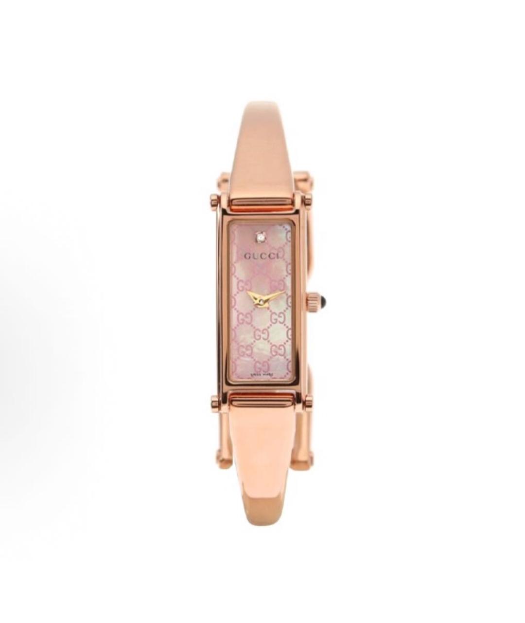 GUCCI Золотые часы, фото 9