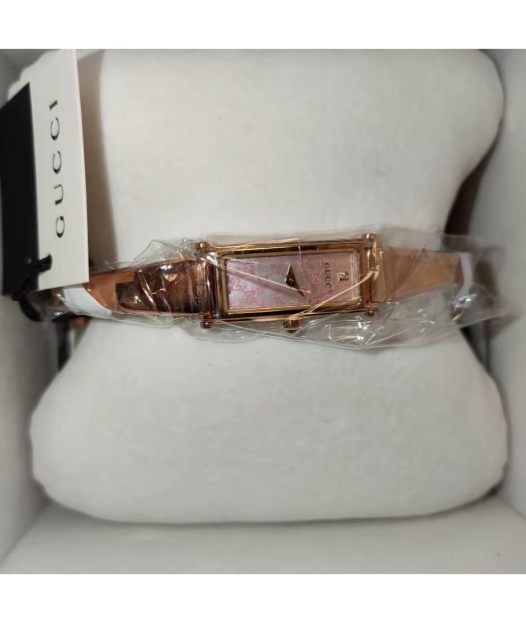 GUCCI Золотые часы, фото 6