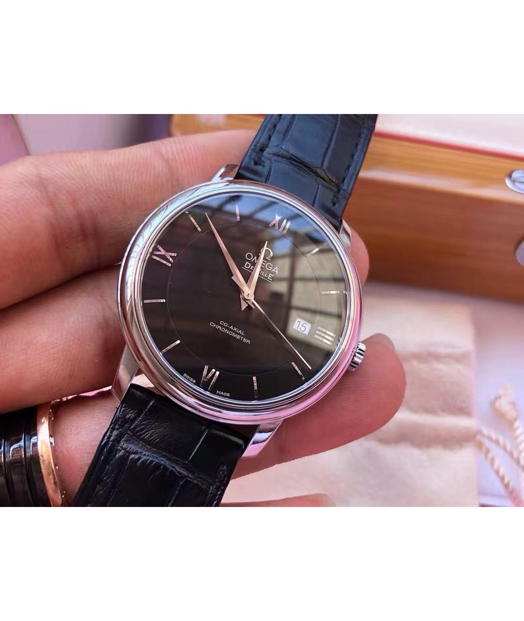 OMEGA Серебряные часы, фото 5