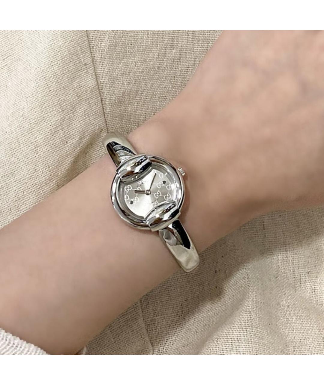 GUCCI Серебряные часы, фото 4
