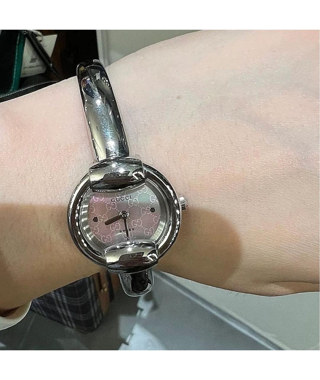 GUCCI Серебряные часы, фото 7