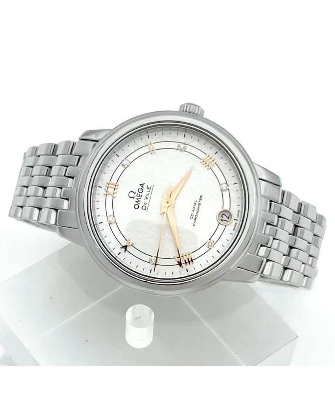 OMEGA Серебряные часы, фото 4