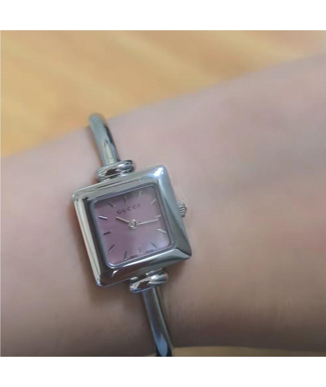 GUCCI Серебряные часы, фото 7