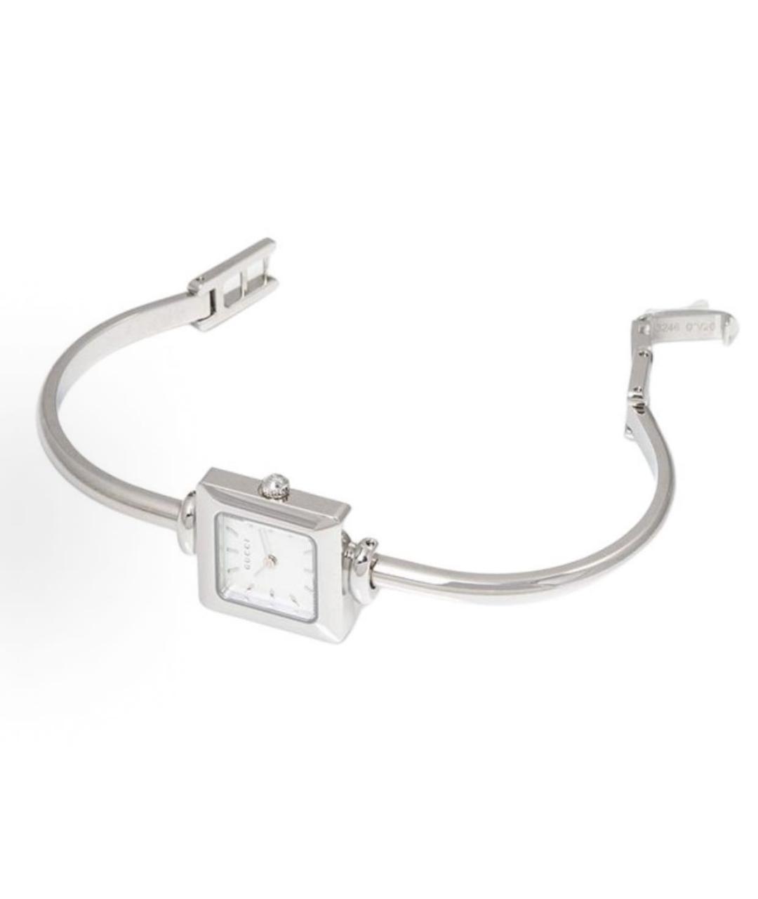 GUCCI Серебряные стальные часы, фото 4