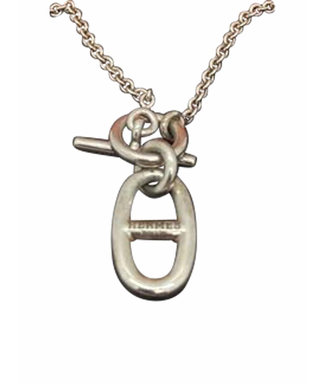 HERMES Серебряное колье, фото 1