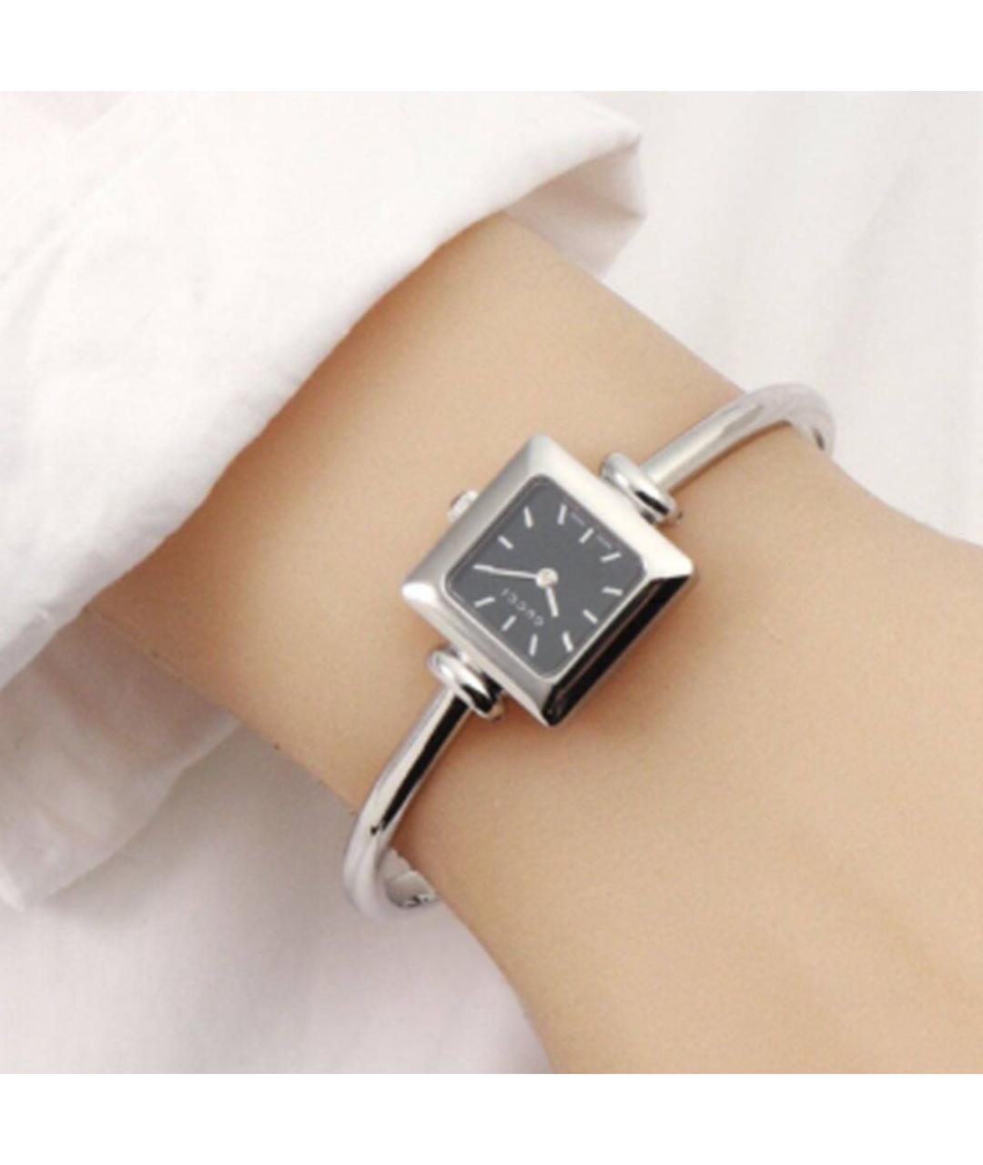 GUCCI Серебряные часы, фото 4