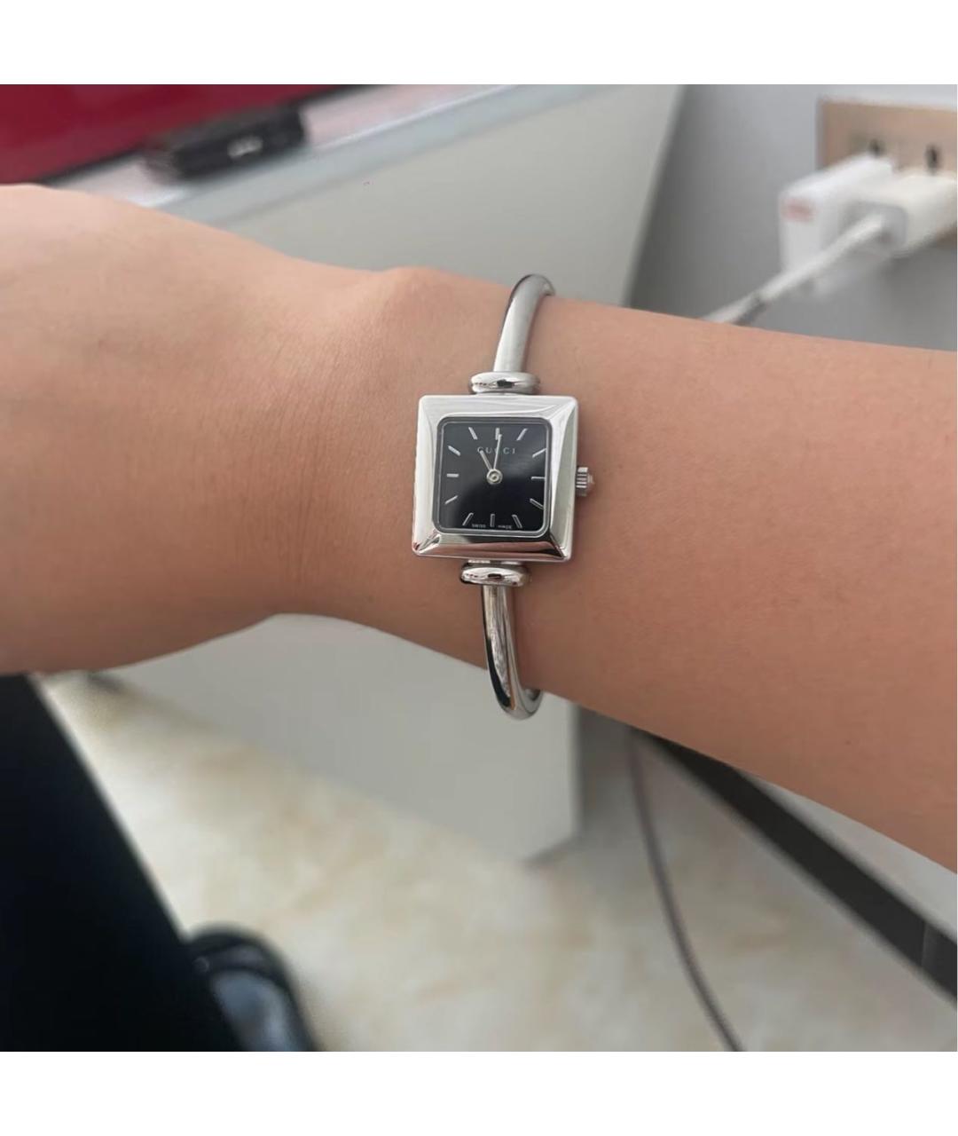 GUCCI Серебряные часы, фото 6