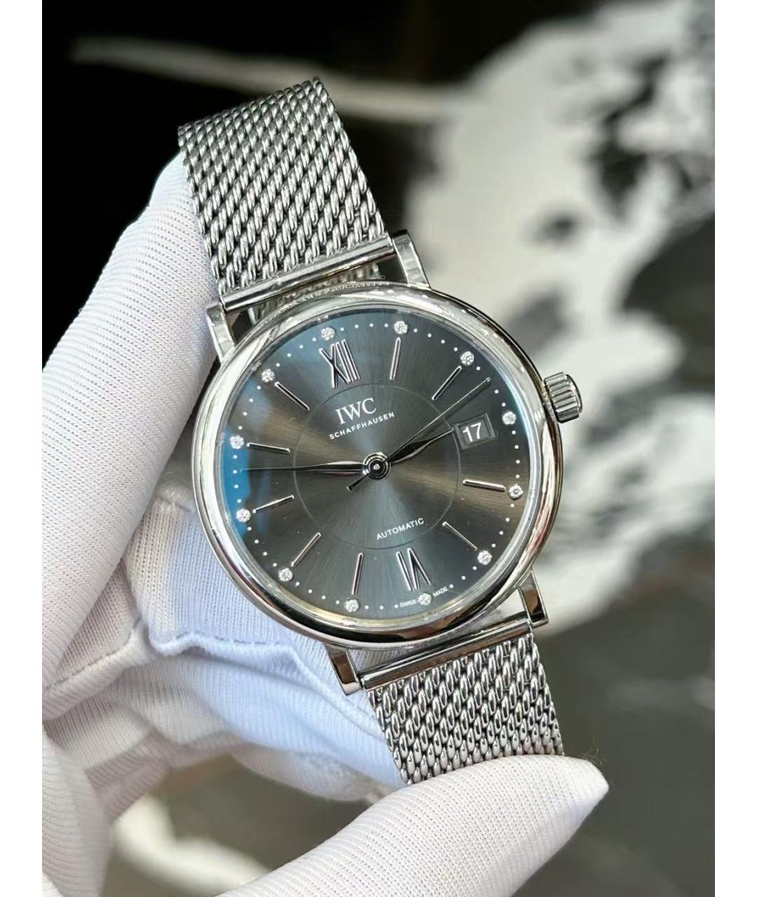 IWC Серебряные часы, фото 3
