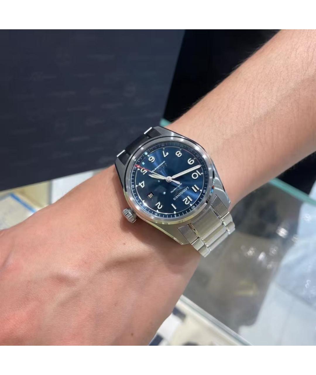 LONGINES Серебряные часы, фото 5