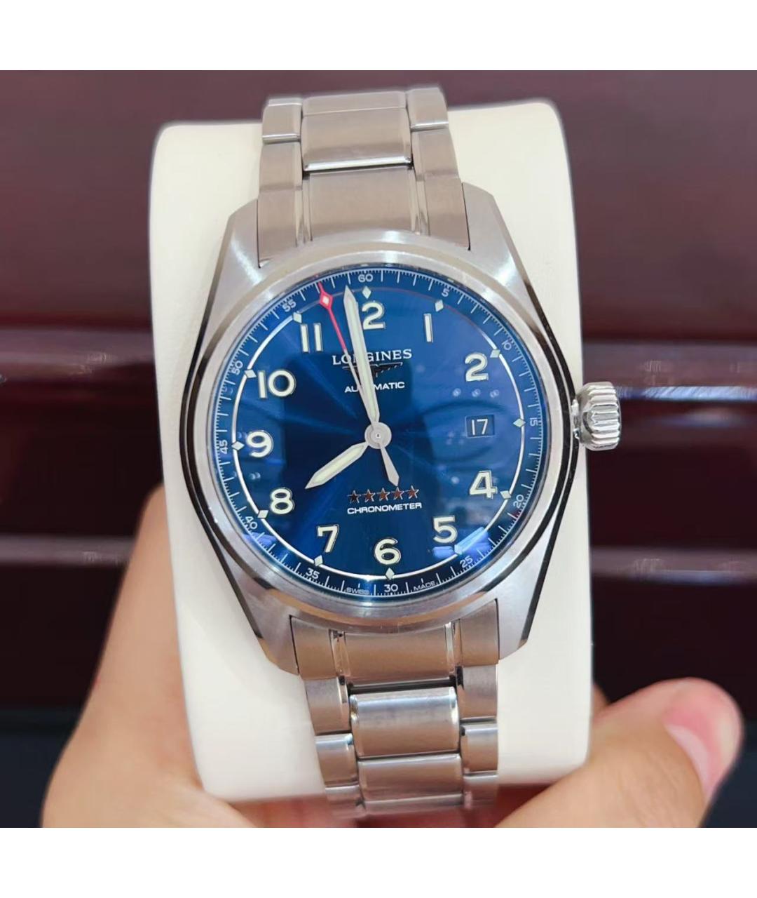LONGINES Серебряные часы, фото 3