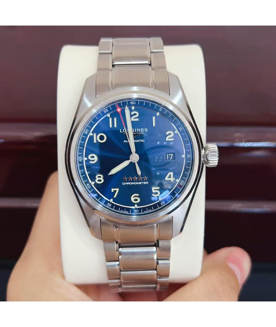 LONGINES Серебряные часы, фото 2