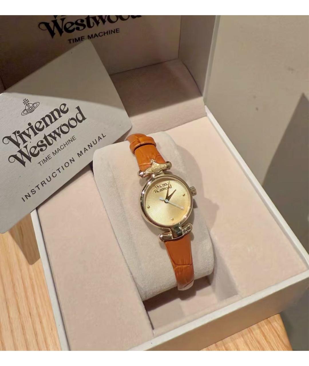 VIVIENNE WESTWOOD Золотые часы, фото 5
