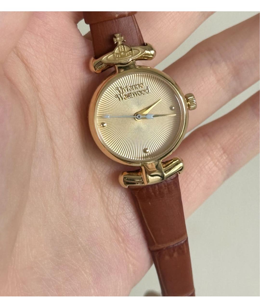 VIVIENNE WESTWOOD Золотые часы, фото 3
