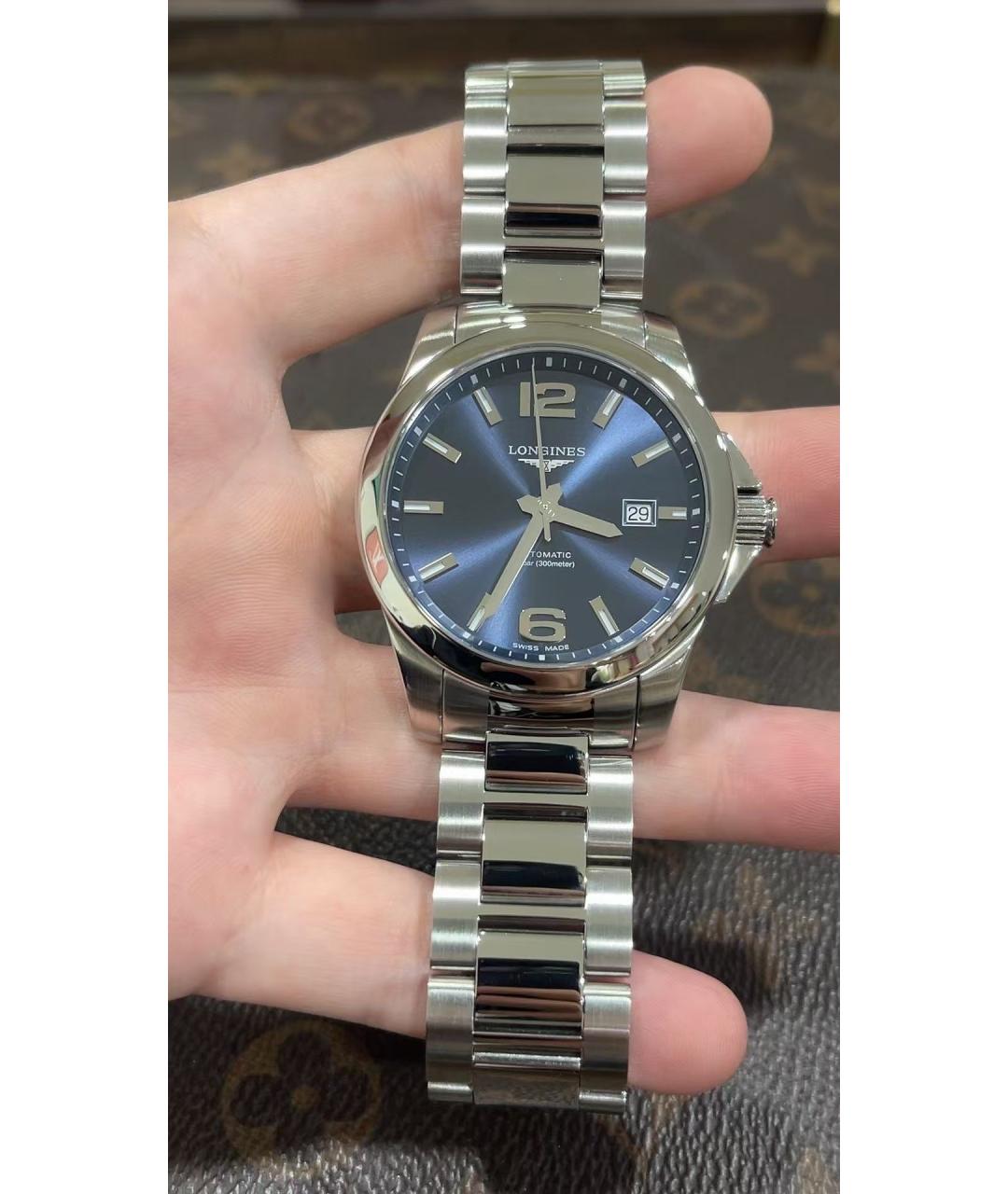 LONGINES Серебряные часы, фото 2