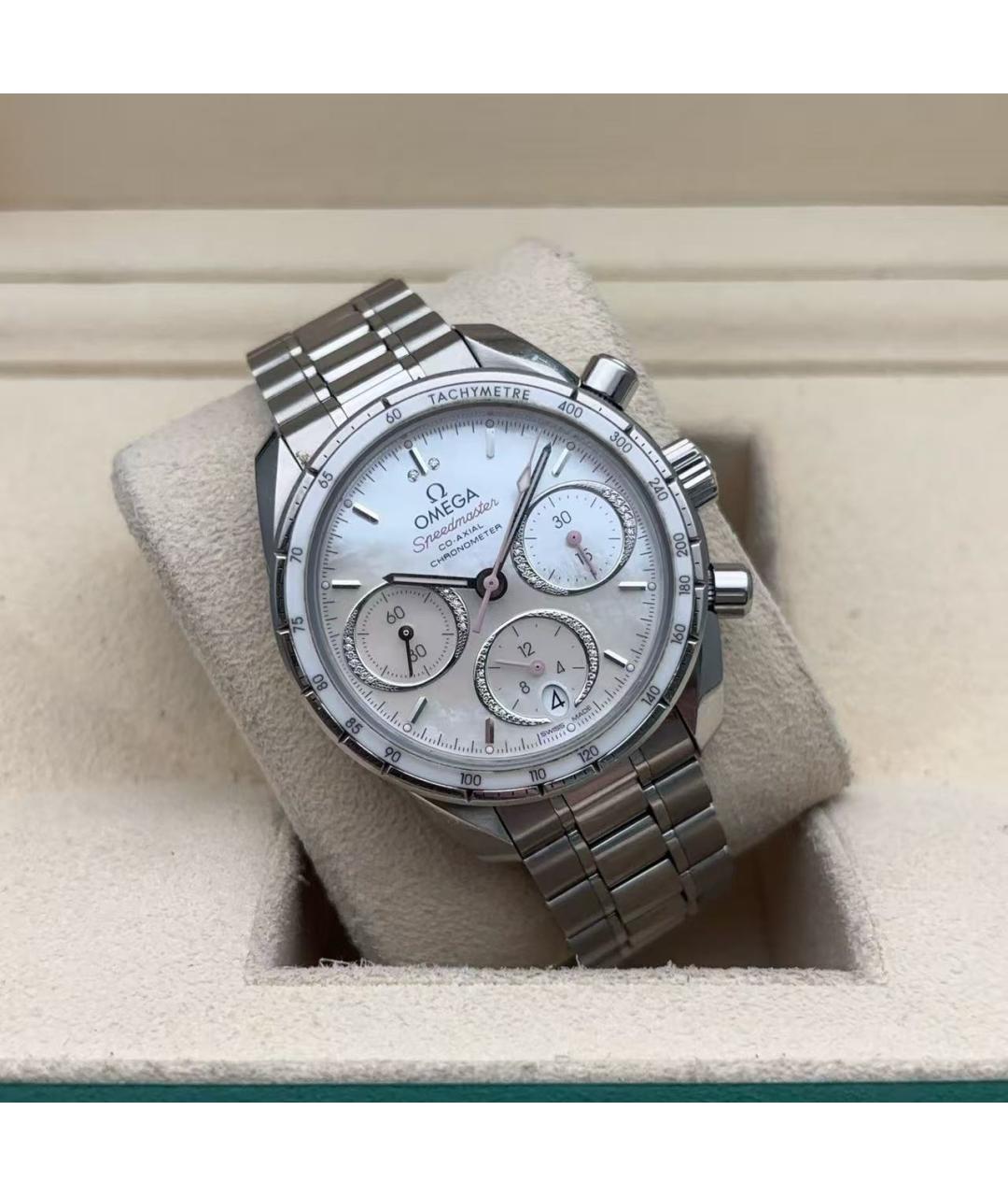 OMEGA Серебряные часы, фото 3
