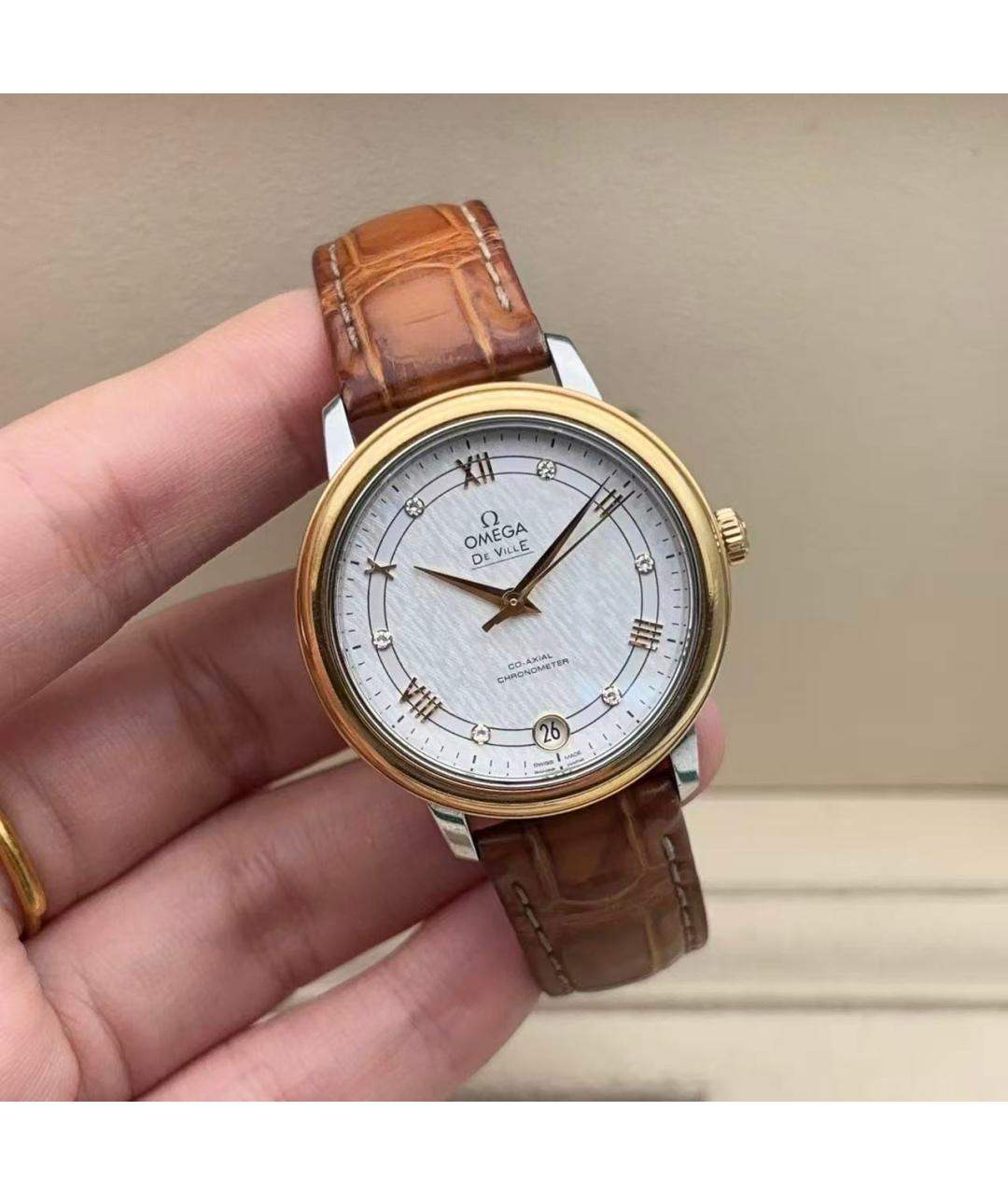 OMEGA Золотые часы, фото 5