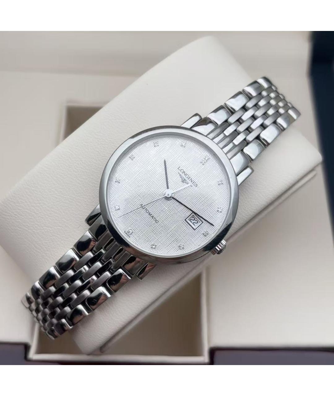 LONGINES Серебряные часы, фото 5