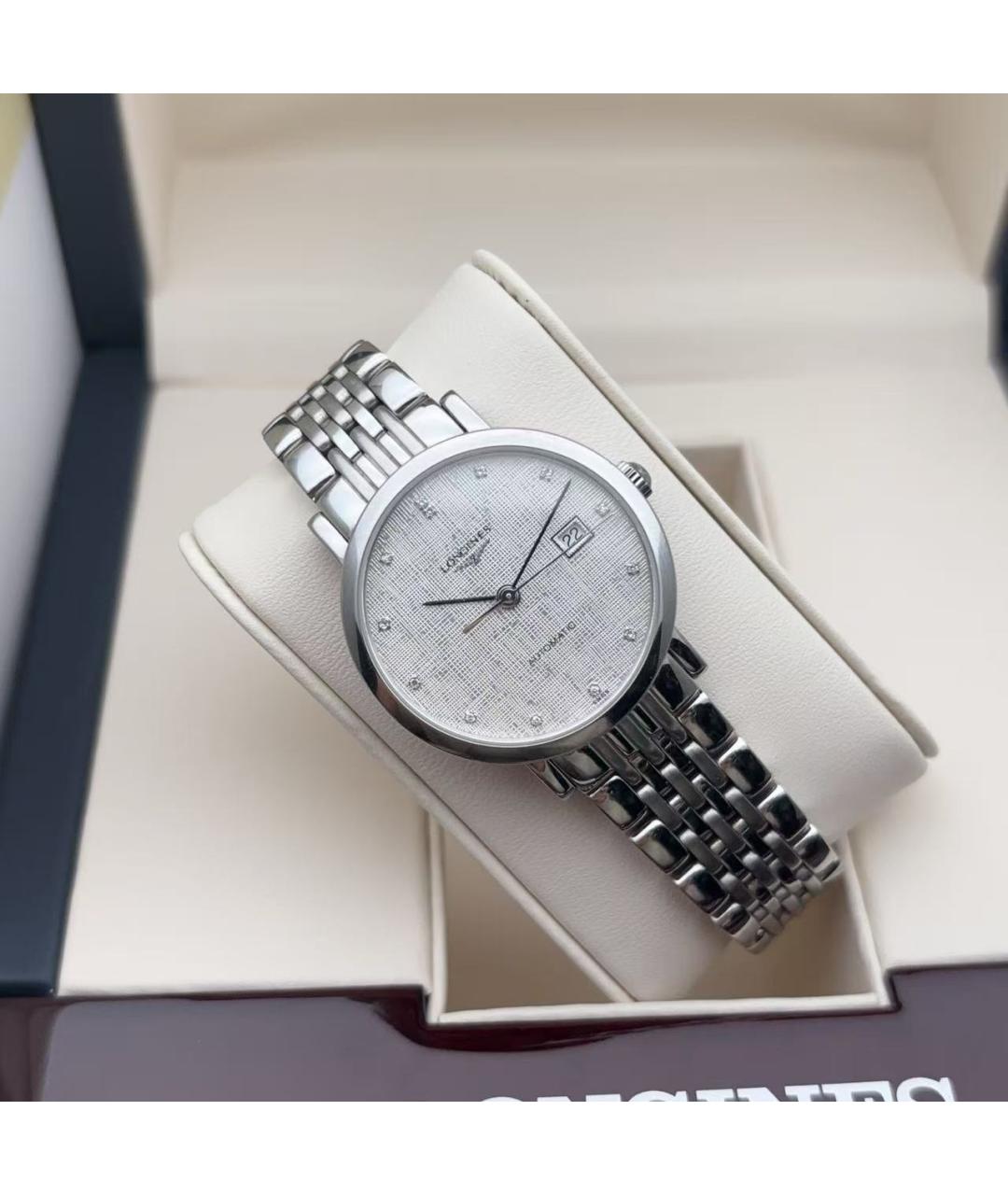 LONGINES Серебряные часы, фото 4