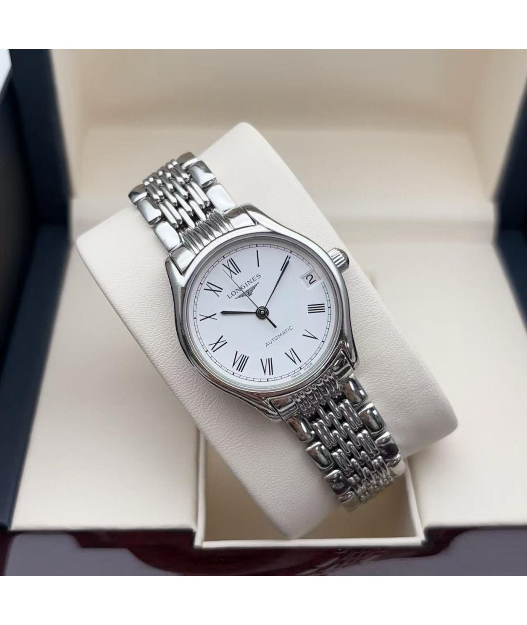 LONGINES Серебряные часы, фото 3