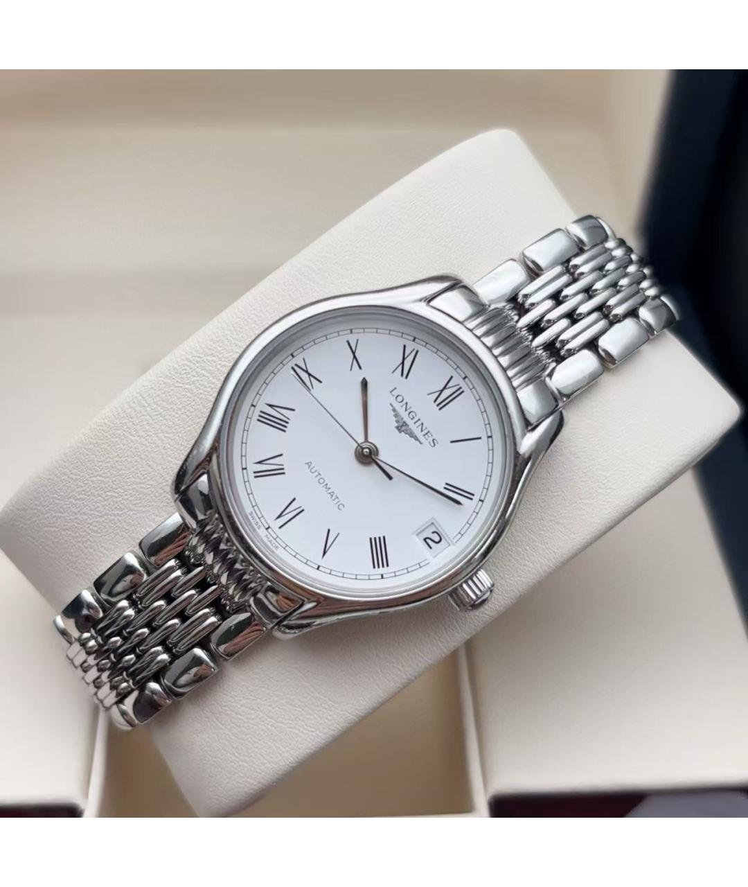 LONGINES Серебряные часы, фото 4