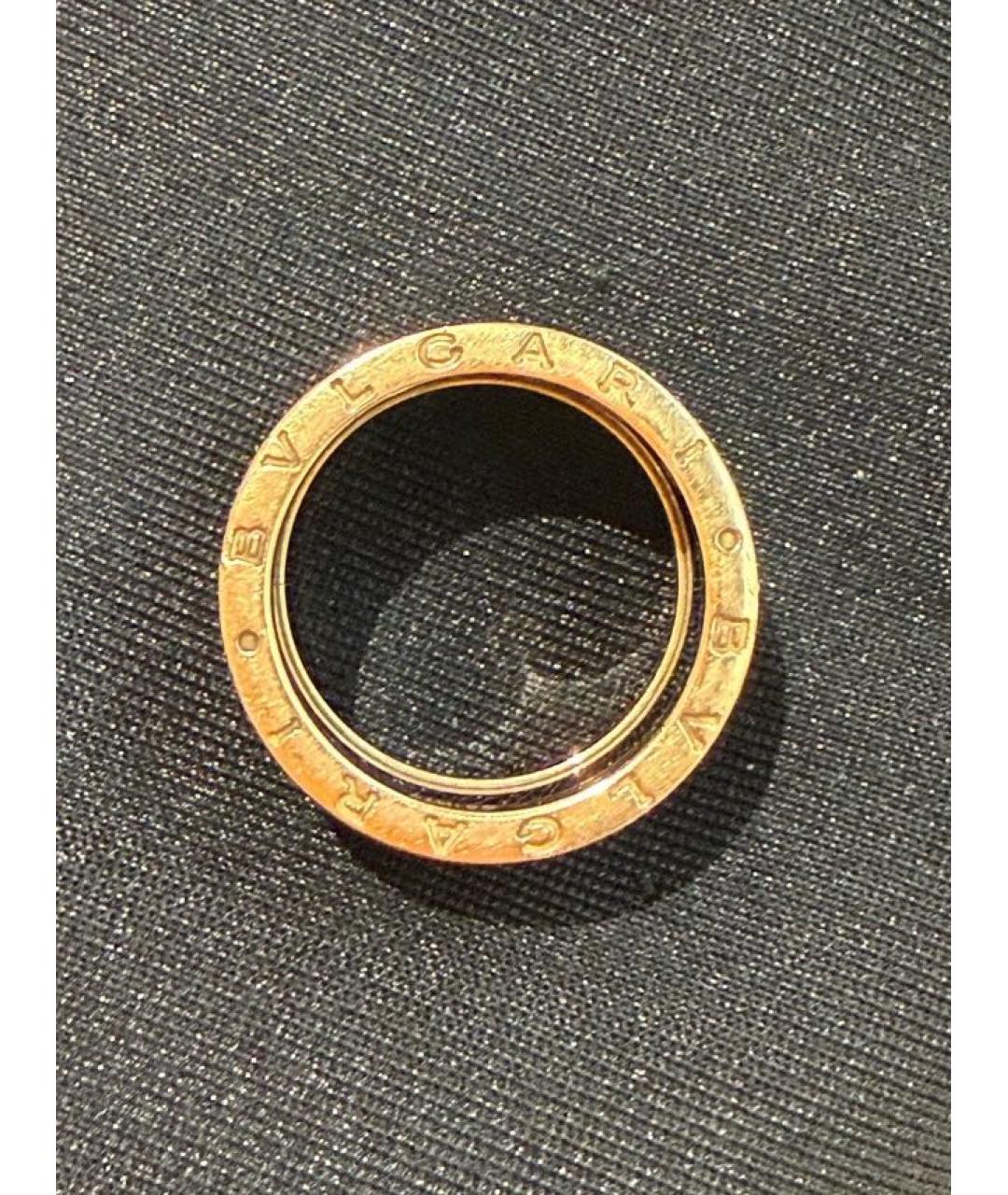 BVLGARI Черное кольцо из розового золота, фото 3