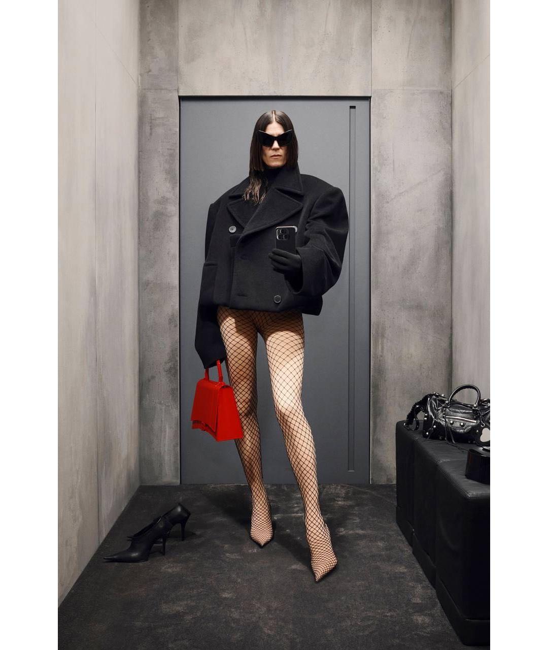 BALENCIAGA Бежевые текстильные ботфорты, фото 6