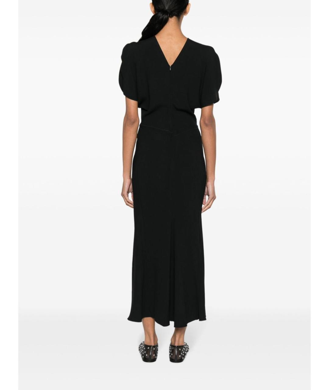 VICTORIA BECKHAM Черное повседневное платье, фото 4