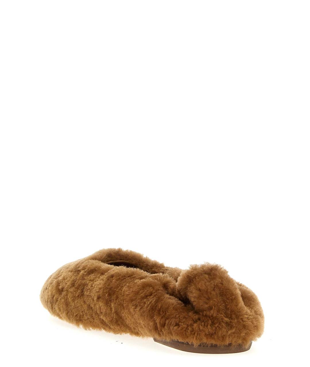 DRIES VAN NOTEN Коричневые балетки, фото 3