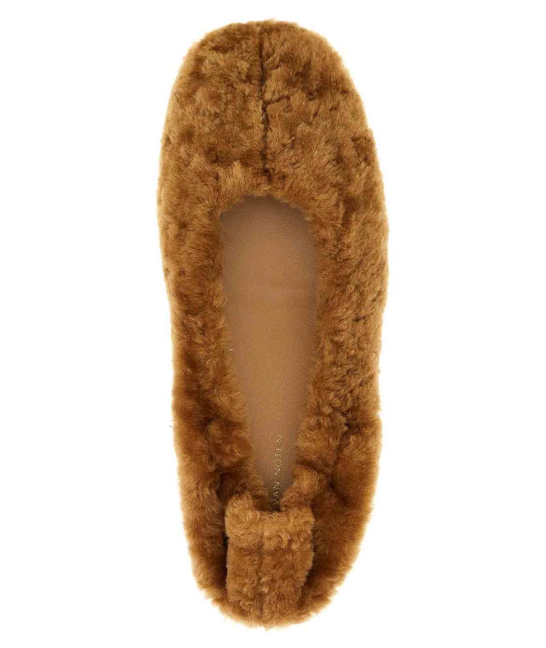 DRIES VAN NOTEN Коричневые балетки, фото 4