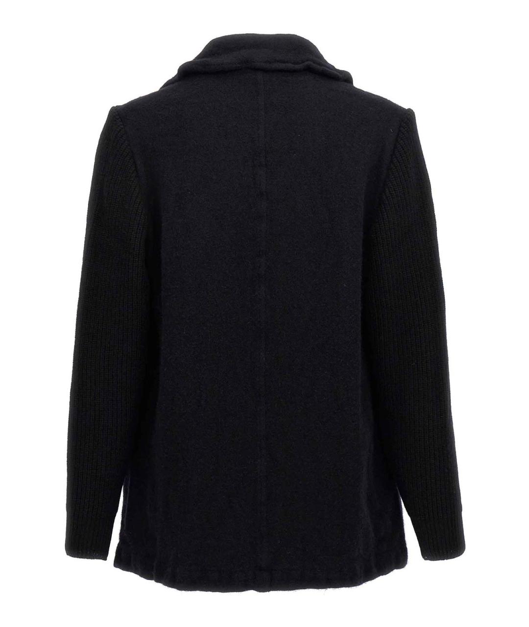 COMME DES GARÇONS Синее шерстяное пальто, фото 2