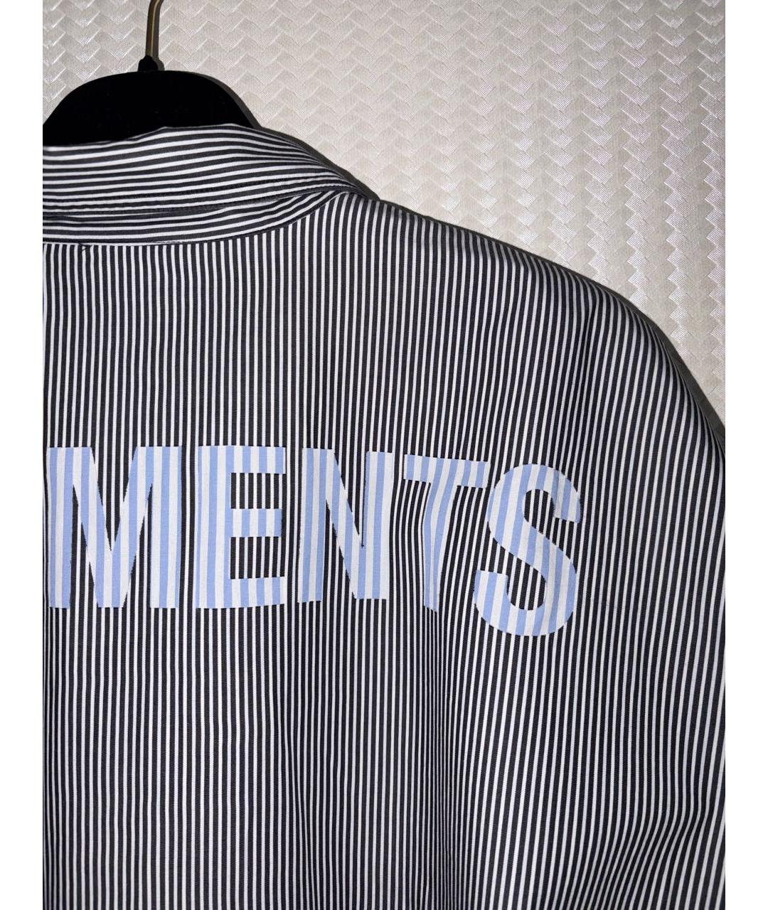 VETEMENTS Мульти хлопковая кэжуал рубашка, фото 7