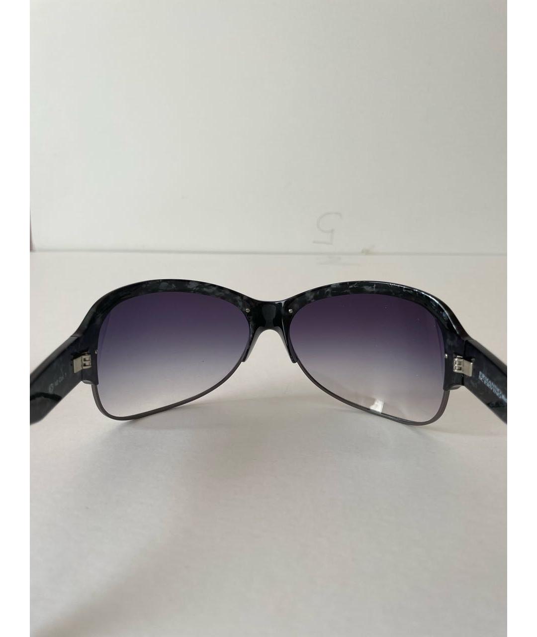 ERMANNO SCERVINO Черные пластиковые солнцезащитные очки, фото 5