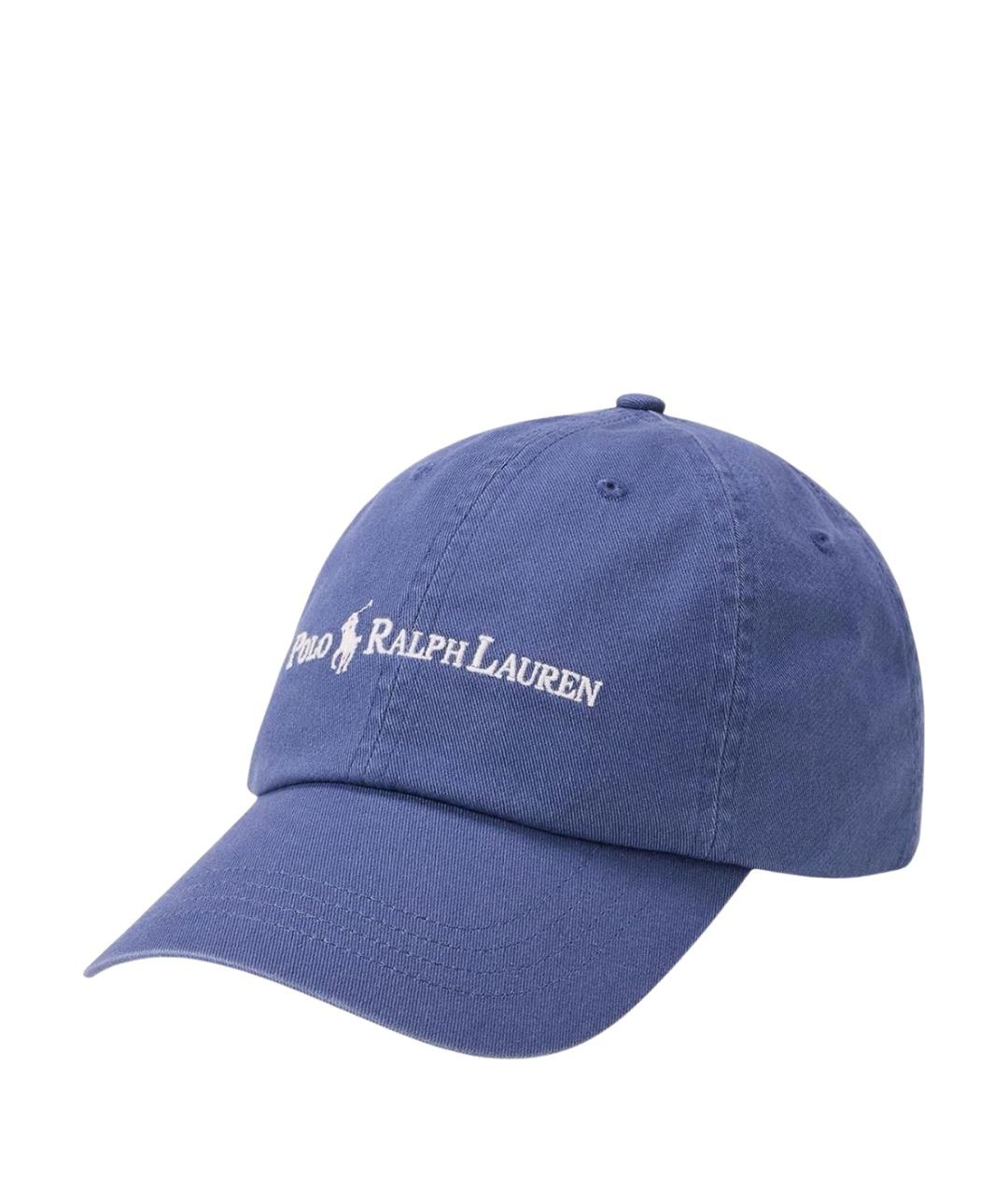 POLO RALPH LAUREN Синяя хлопковая кепка, фото 1