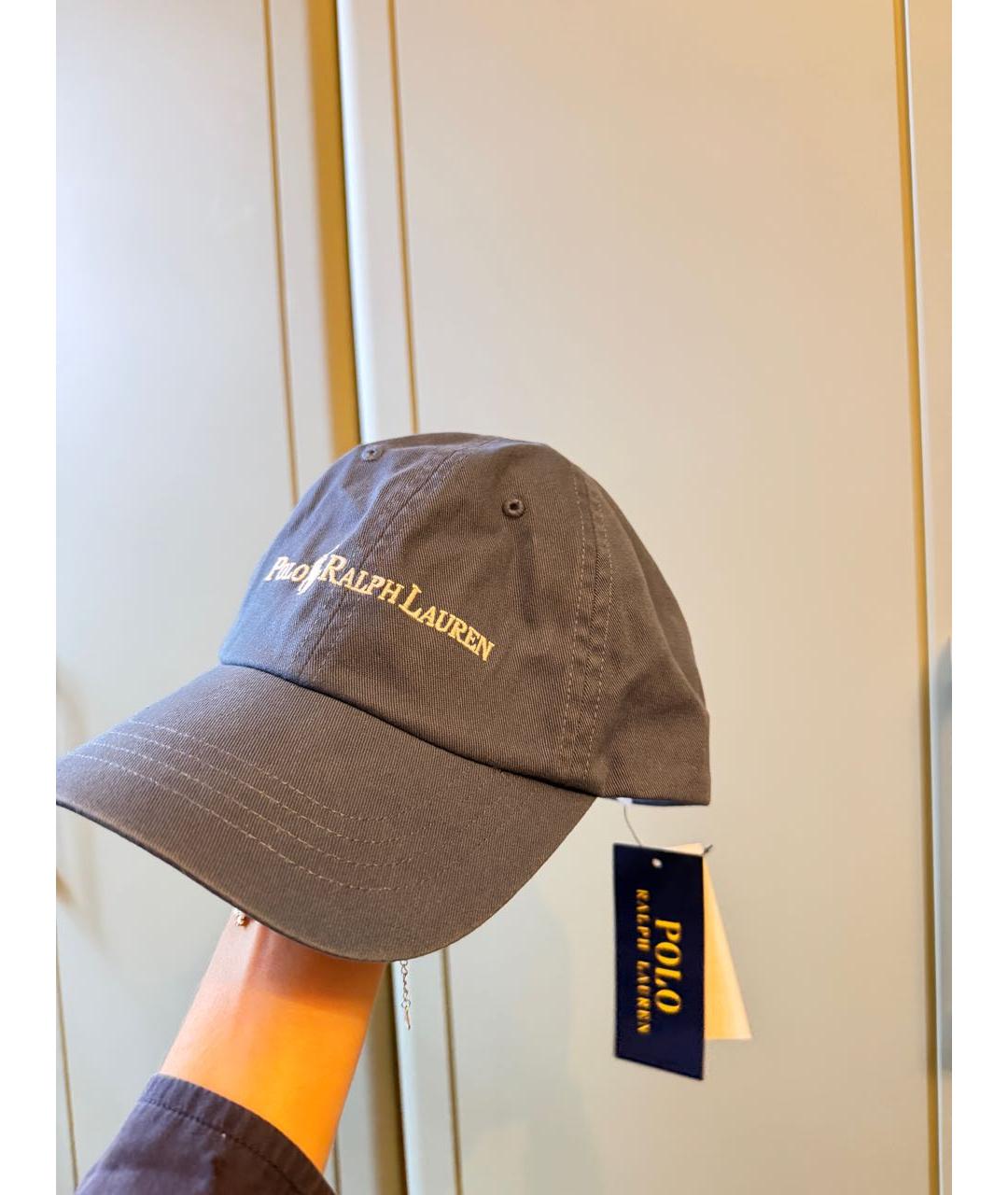 POLO RALPH LAUREN Синяя хлопковая кепка, фото 2