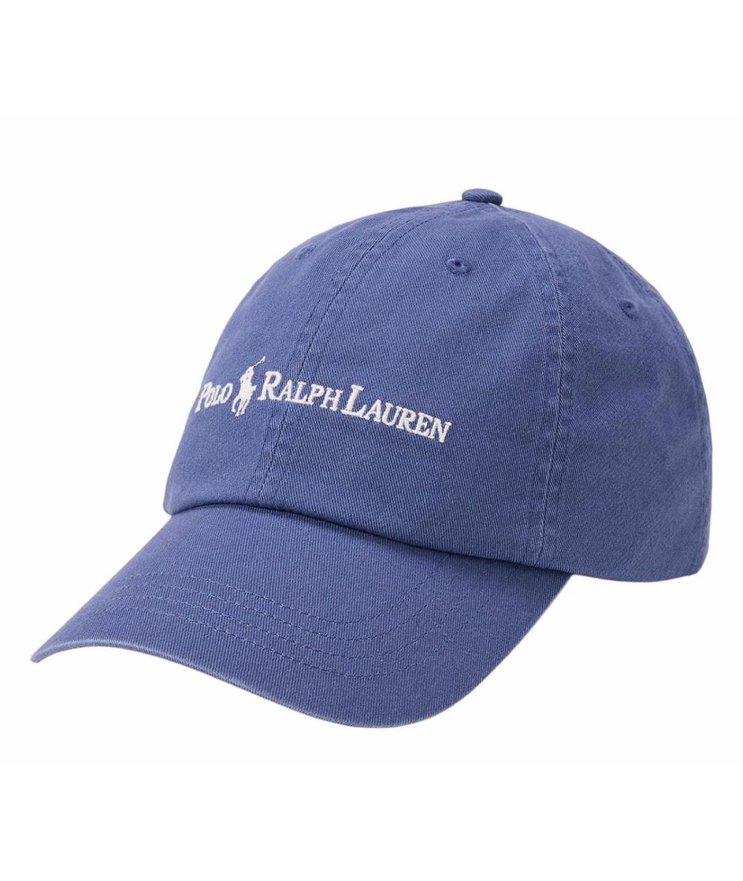 POLO RALPH LAUREN Синяя хлопковая кепка/бейсболка, фото 1
