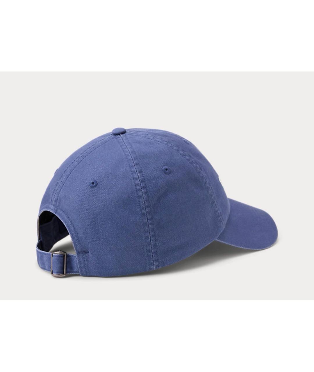 POLO RALPH LAUREN Синяя хлопковая кепка/бейсболка, фото 2